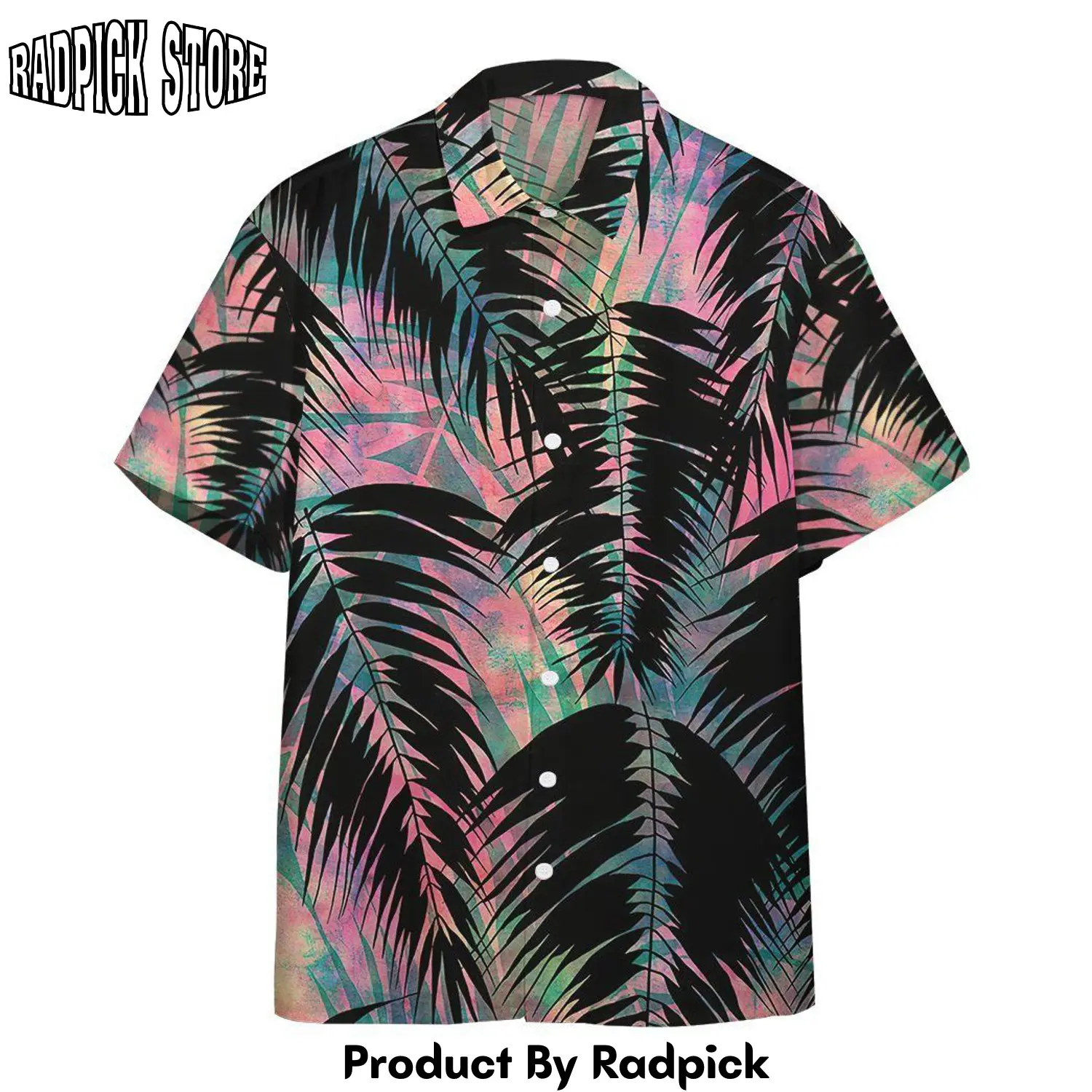 Radpick 3d maui palm hawaii shirt rp2921303